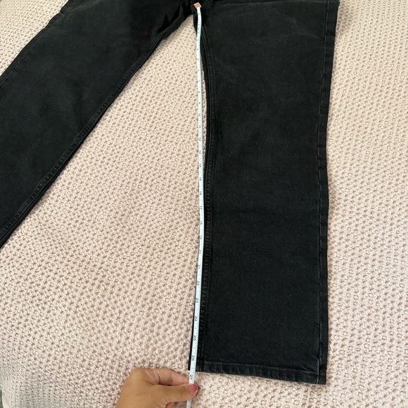 GAP High Rise Straight Jeans Washed Black Women’s 8/29 Short in Charcoal - Picture 11 of 13